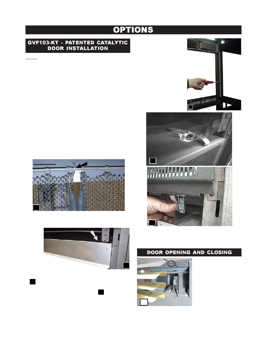 Options | Napoleon Fireplaces GVF40P User Manual | Page 16 / 24
