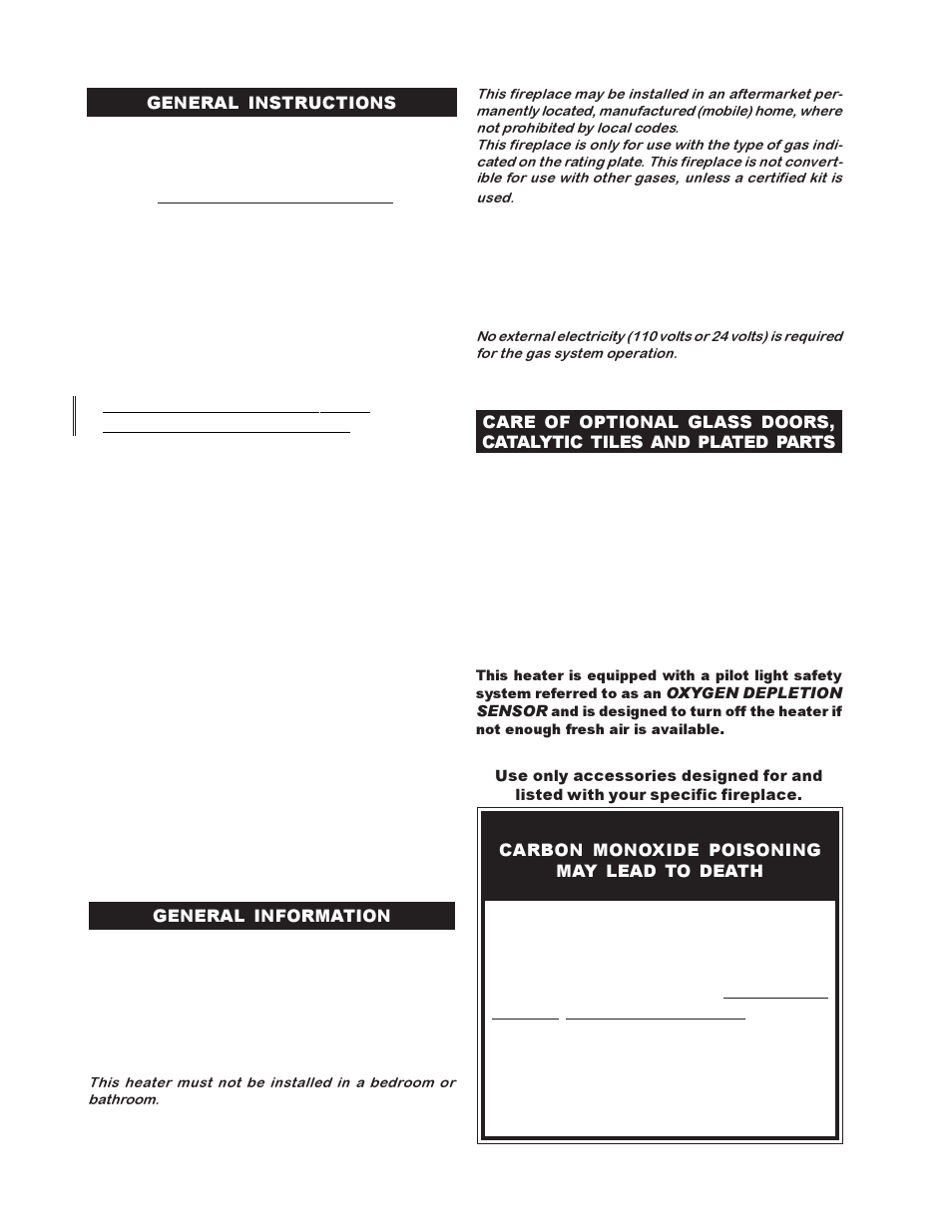 Napoleon Fireplaces GVF40P User Manual | Page 4 / 24