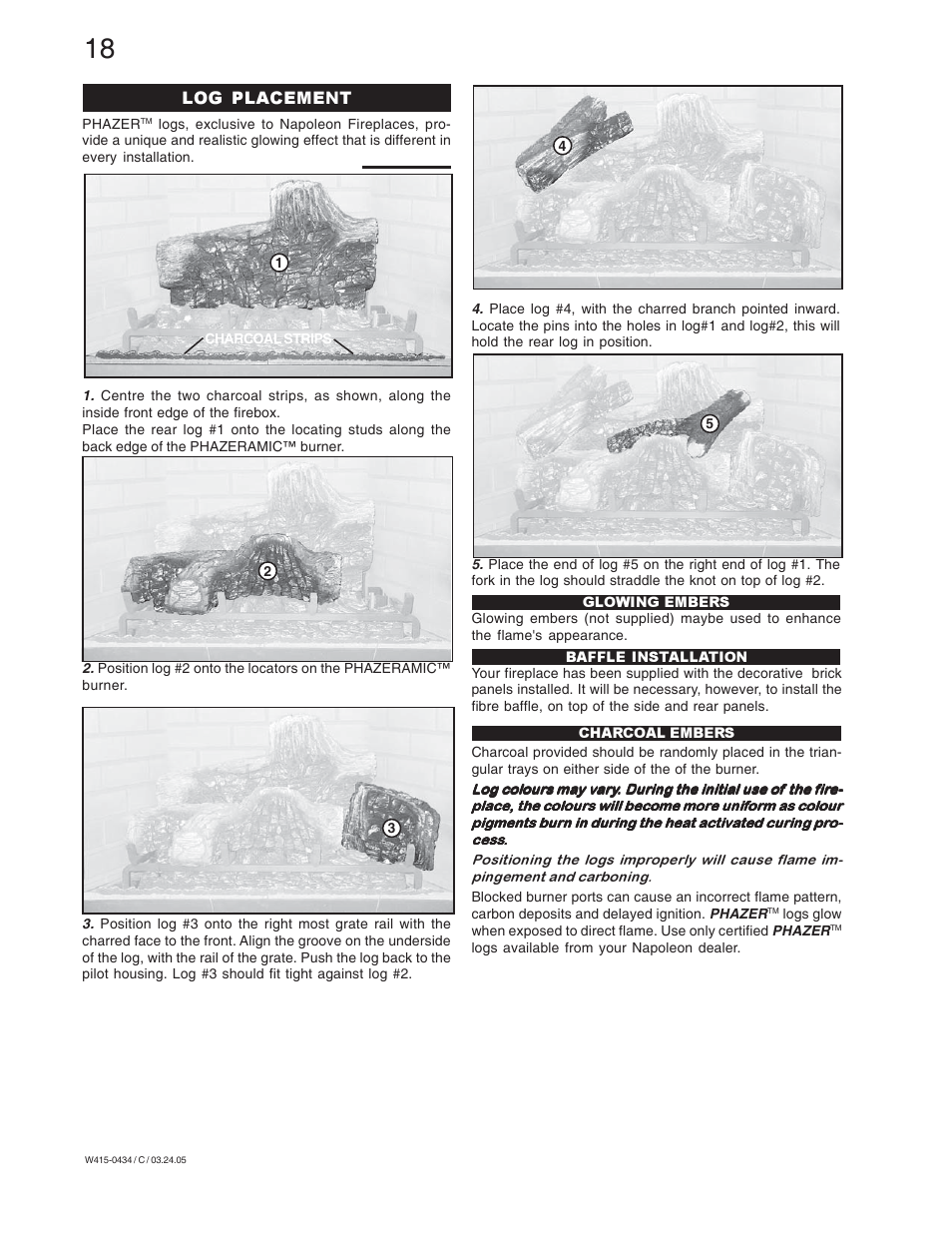 Napoleon Fireplaces GD70NT-S User Manual | Page 18 / 28