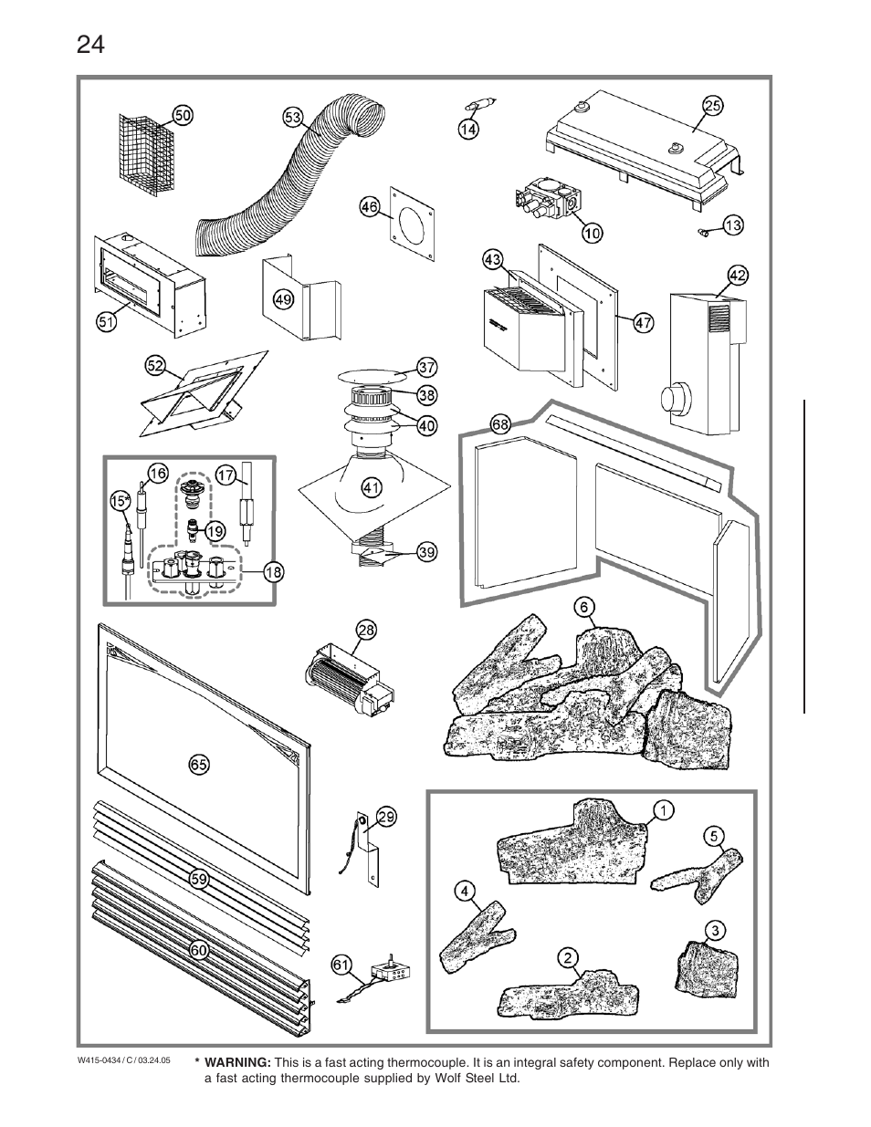 Napoleon Fireplaces GD70NT-S User Manual | Page 24 / 28