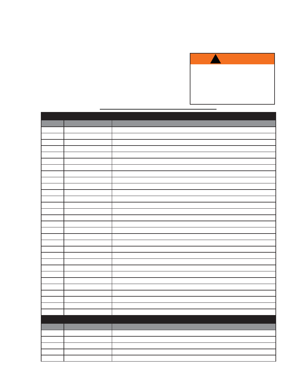Warning, 0 replacements, Components | Accessories | Napoleon Fireplaces GVFL30P User Manual | Page 17 / 24