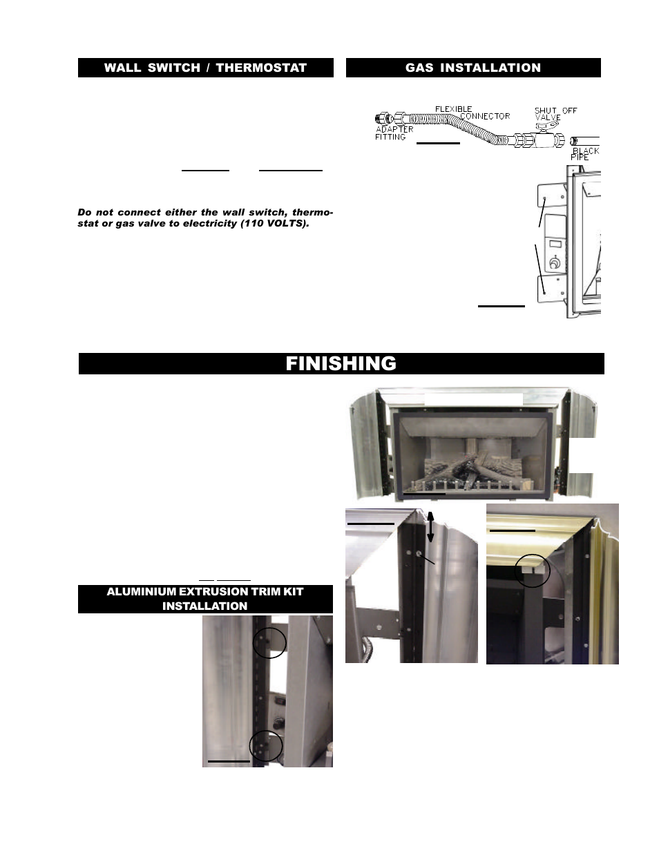 Finishing | Napoleon Fireplaces GDIZC-P User Manual | Page 7 / 16