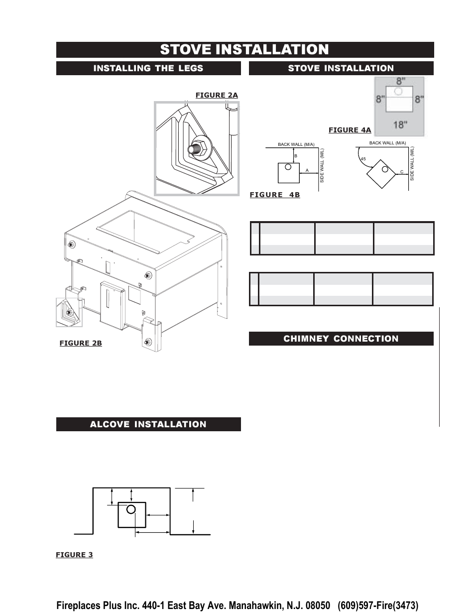 Stove installation | Napoleon Fireplaces EPI 1401 User Manual | Page 5 / 16