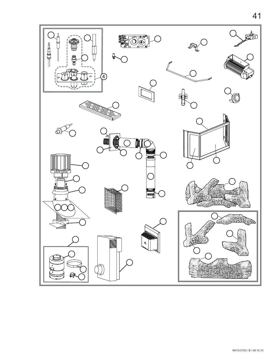 Napoleon Fireplaces GDS28P User Manual | Page 41 / 48