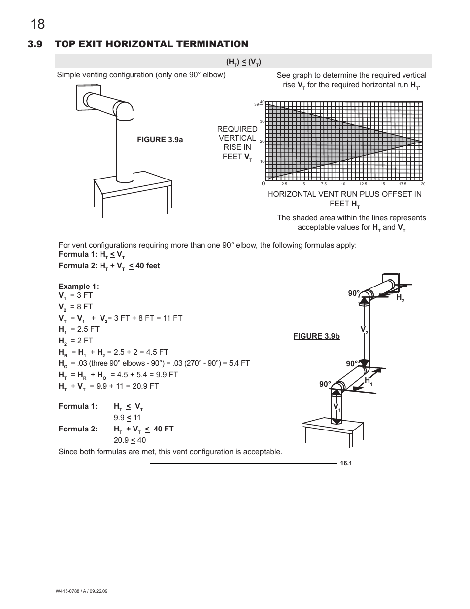 9 top exit horizontal termination | Napoleon Fireplaces GDS60N User Manual | Page 18 / 52