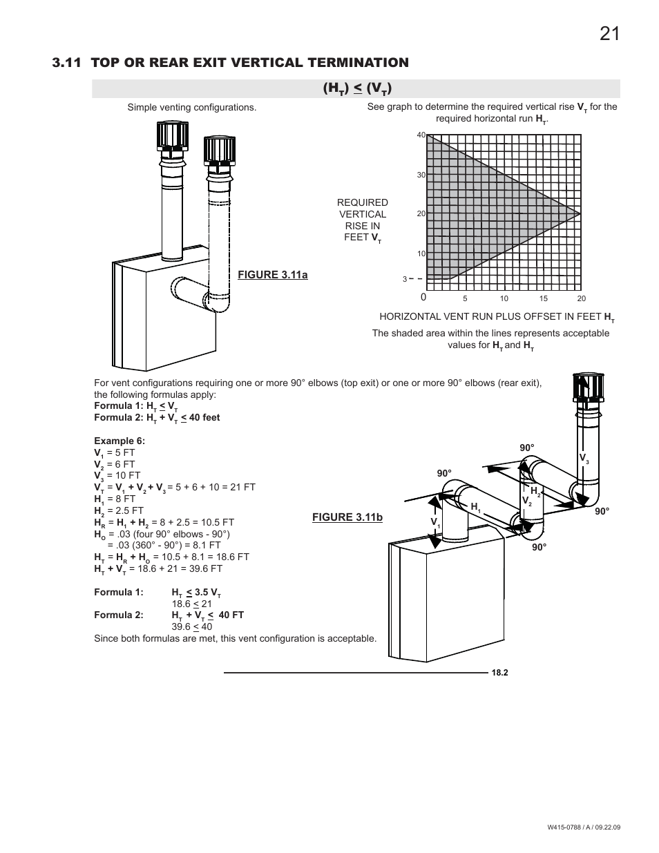 11 top or rear exit vertical termination | Napoleon Fireplaces GDS60N User Manual | Page 21 / 52