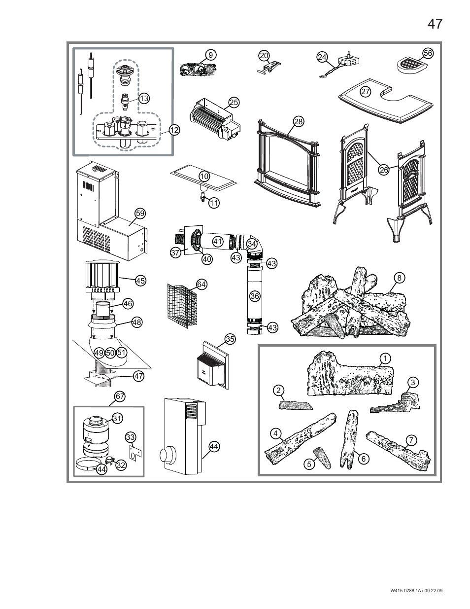 Napoleon Fireplaces GDS60N User Manual | Page 47 / 52