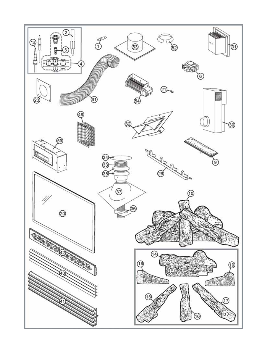 Napoleon Fireplaces DIRECT VENT MILLIVOLT SYSTEM BGD42N User Manual | Page 26 / 28