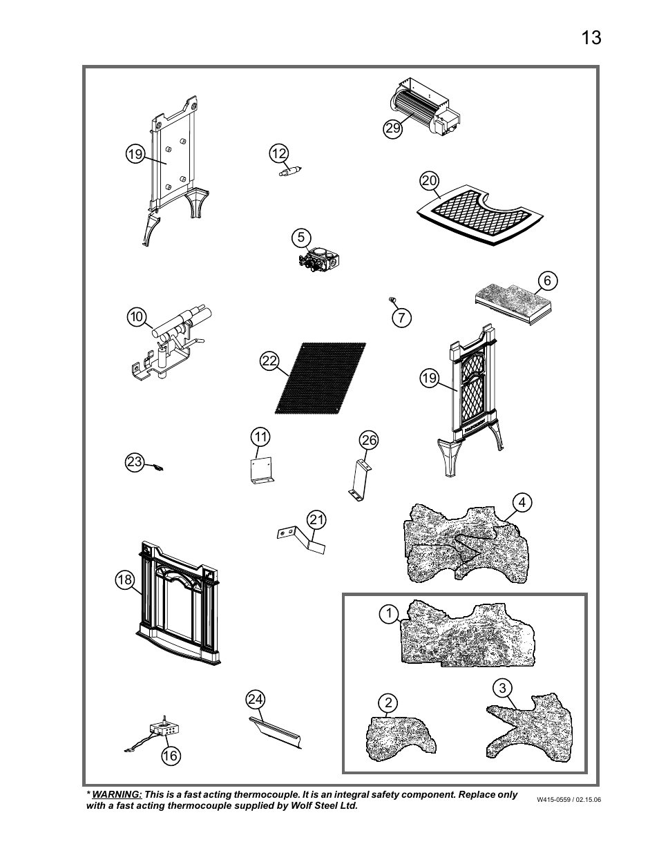 Napoleon Fireplaces GVFS20P User Manual | Page 13 / 16