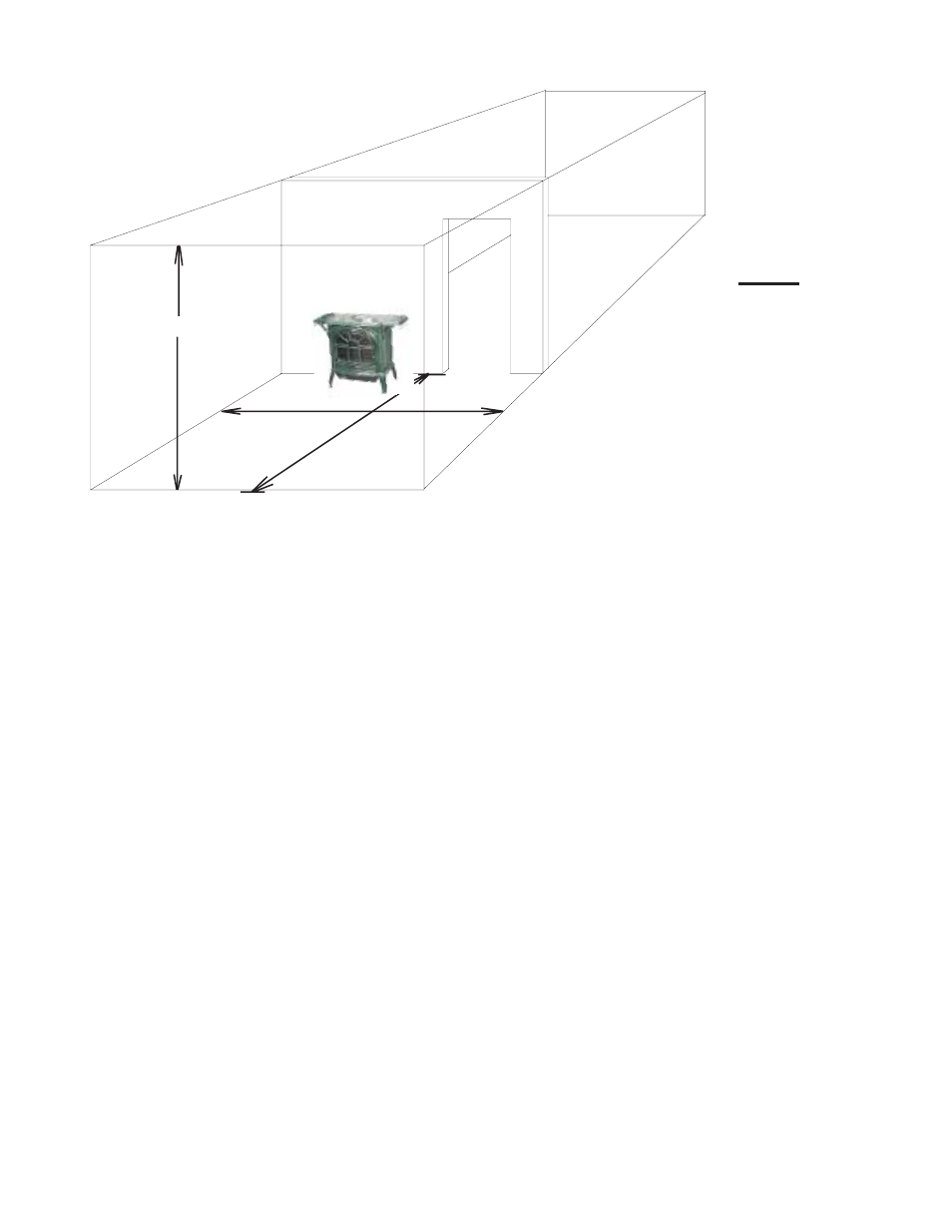 Example 1, Example 2, Room 2 room 1 | Napoleon Fireplaces GVFS60-P User Manual | Page 6 / 16