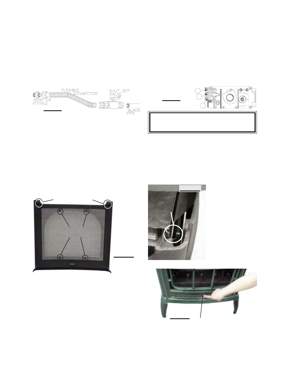 Finishing, Gas installation, Front cast installation | Top front retainer | Napoleon Fireplaces GVFS60-P User Manual | Page 7 / 16