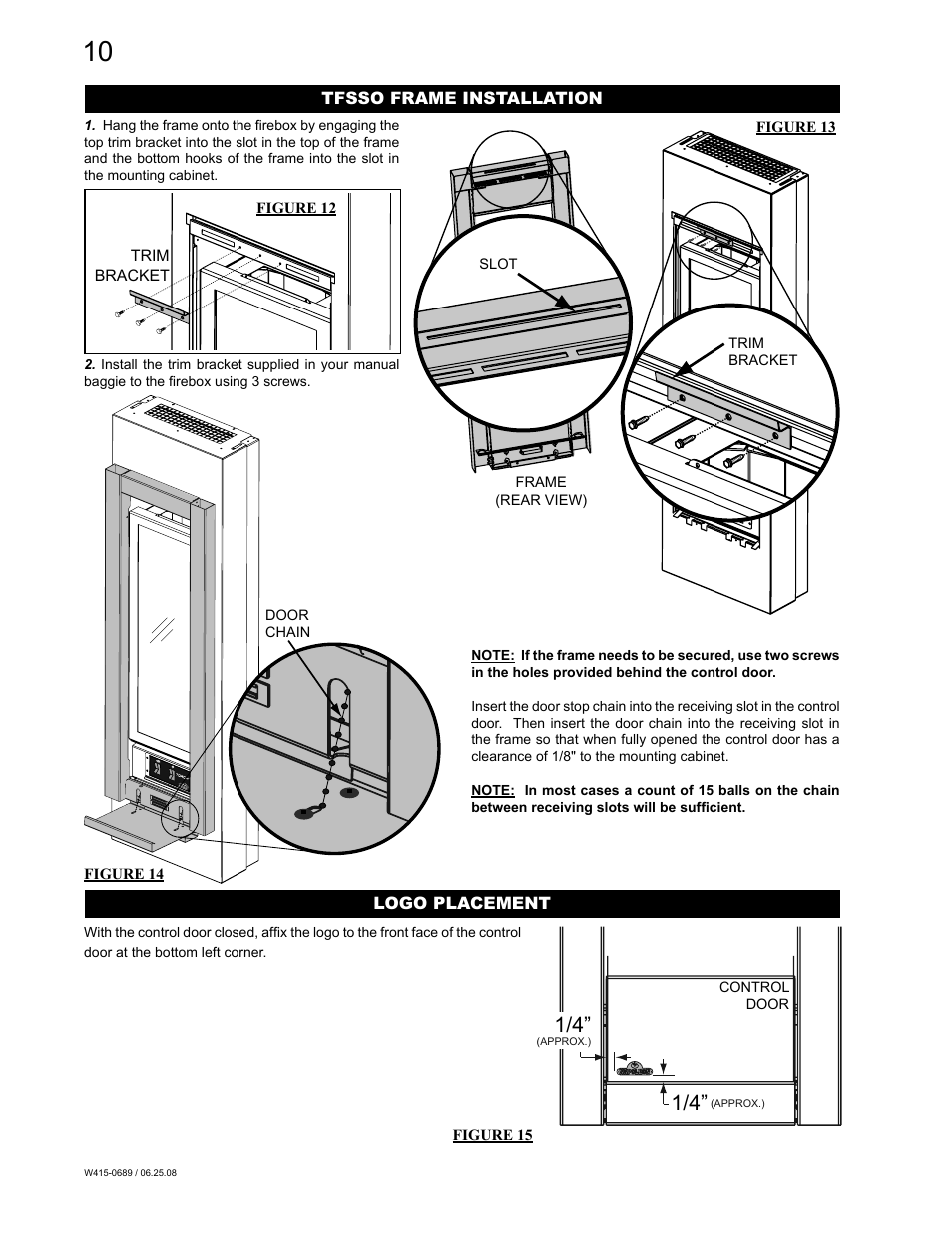 Napoleon Fireplaces GSST8N User Manual | Page 10 / 16