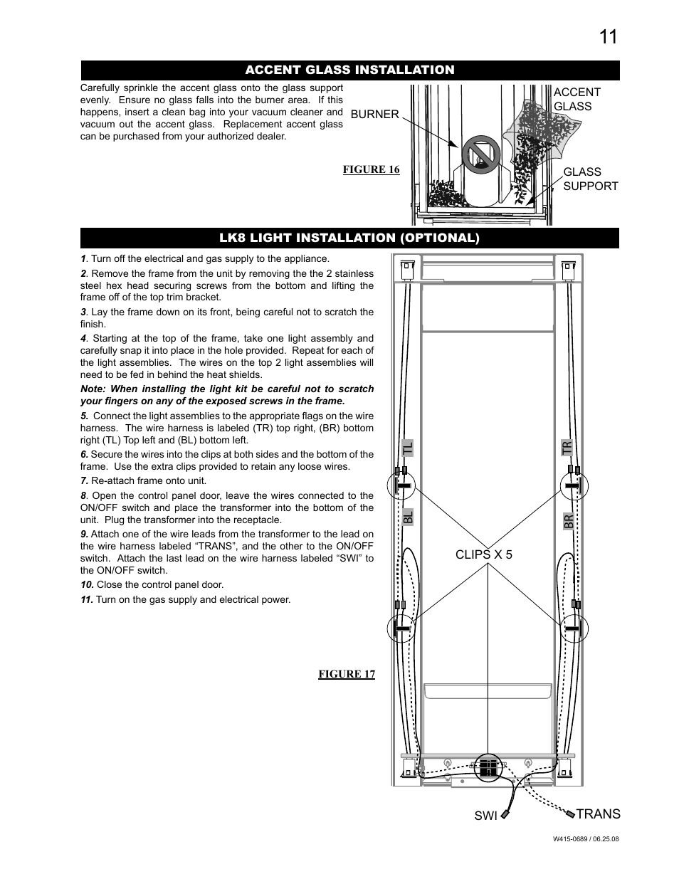 Napoleon Fireplaces GSST8N User Manual | Page 11 / 16