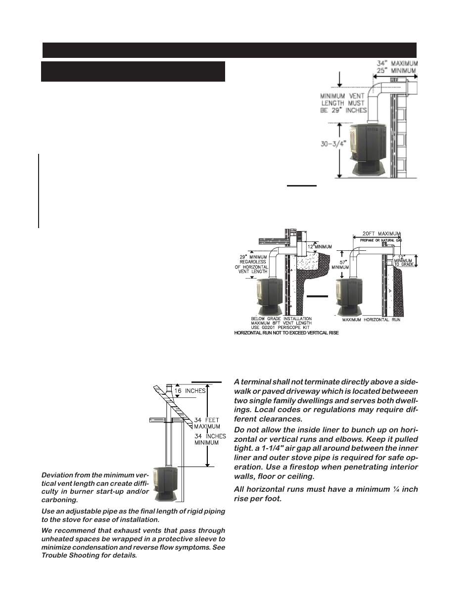 Direct vent specifics - model gds50 | Napoleon Fireplaces GDS 50-N User Manual | Page 6 / 24