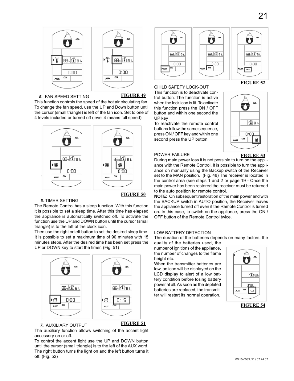 Napoleon Fireplaces TUREEN GD82PT-T User Manual | Page 21 / 32