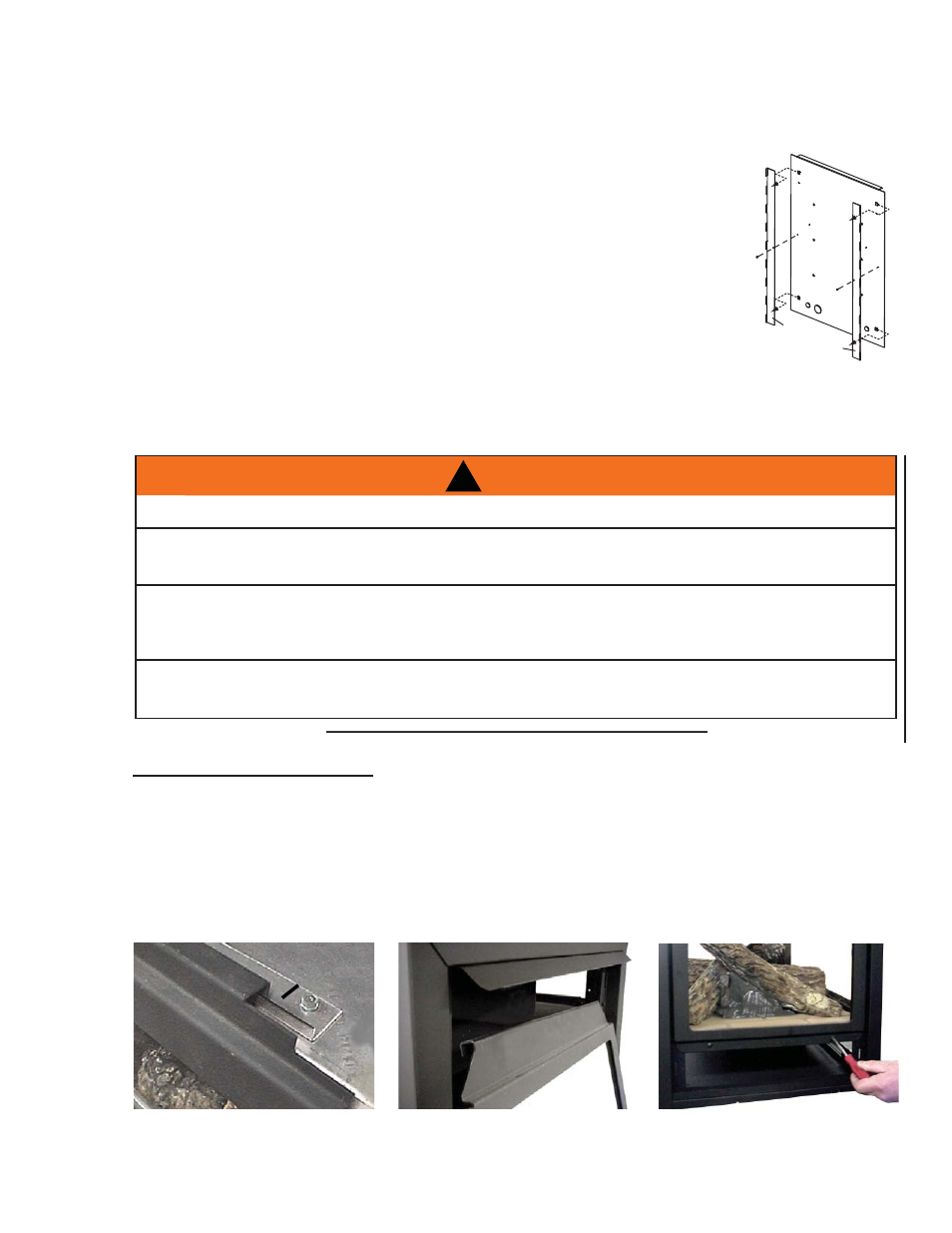 Warning, 0 finishing | Napoleon Fireplaces BGNV40-P User Manual | Page 19 / 38