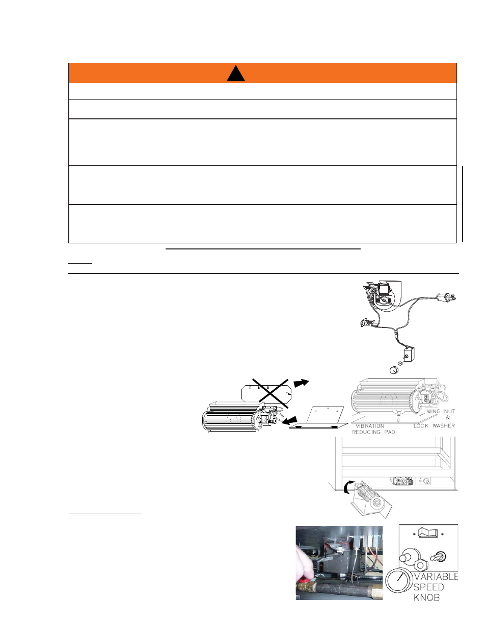 Warning, 0 optional blower installation | Napoleon Fireplaces BGNV40-P User Manual | Page 23 / 38