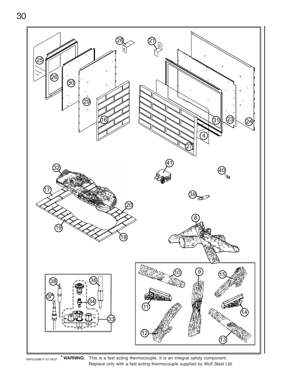Napoleon Fireplaces BGD40-N User Manual | Page 30 / 36