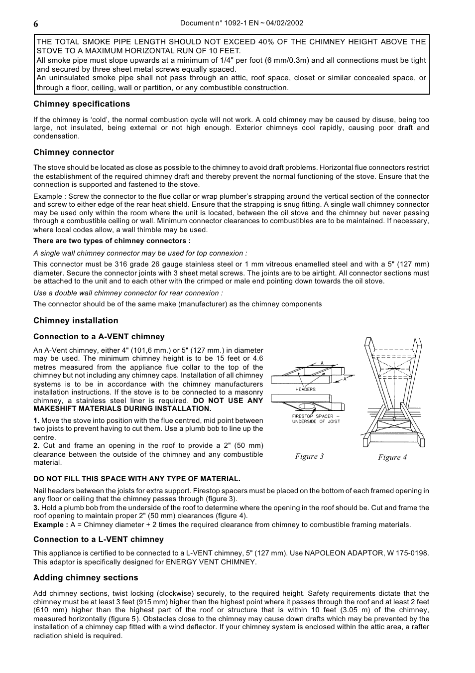Napoleon Fireplaces OS10-3 User Manual | Page 6 / 16