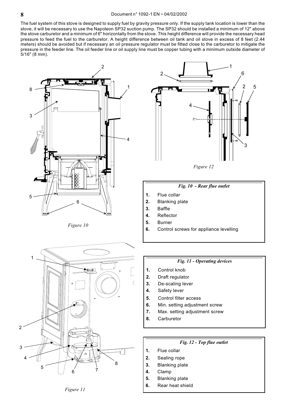 Napoleon Fireplaces OS10-3 User Manual | Page 8 / 16