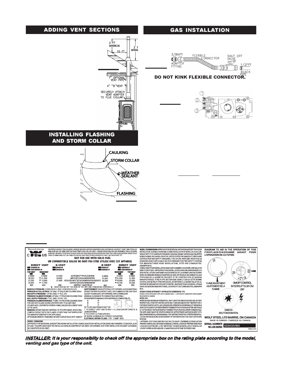 Napoleon Fireplaces GS60-P User Manual | Page 14 / 24