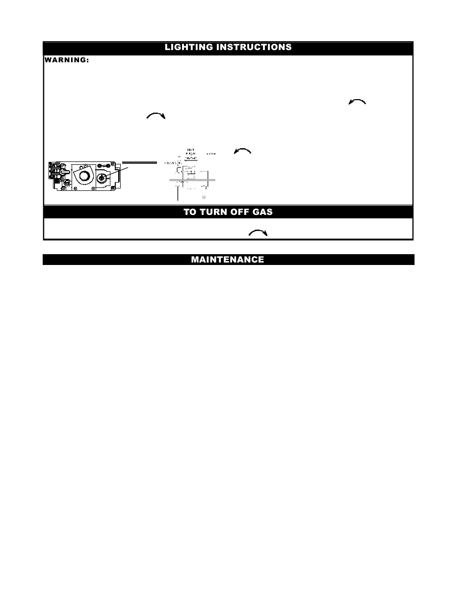 Lighting instructions, Maintenance | Napoleon Fireplaces GS60-P User Manual | Page 18 / 24