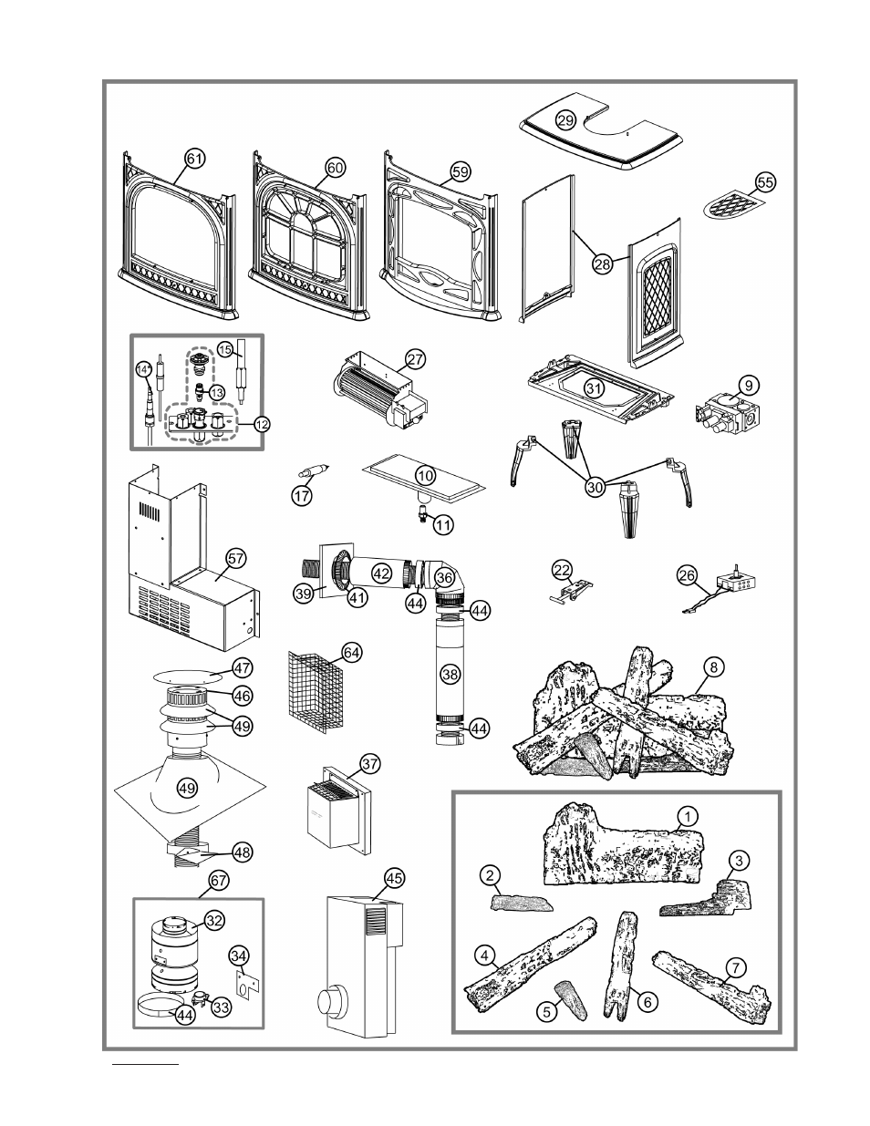 Napoleon Fireplaces GS60-P User Manual | Page 21 / 24