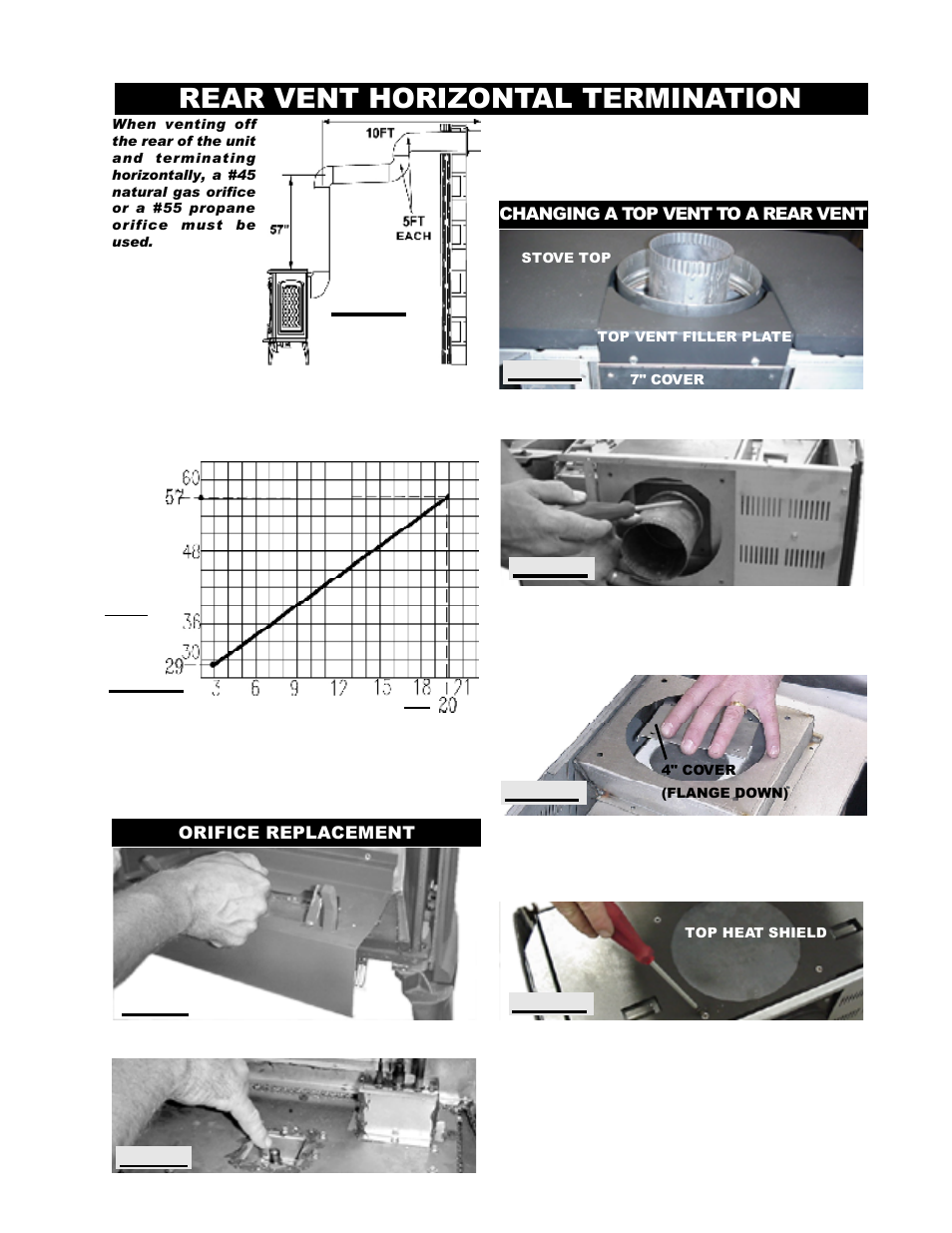 Rear vent horizontal termination | Napoleon Fireplaces GS60-P User Manual | Page 9 / 24