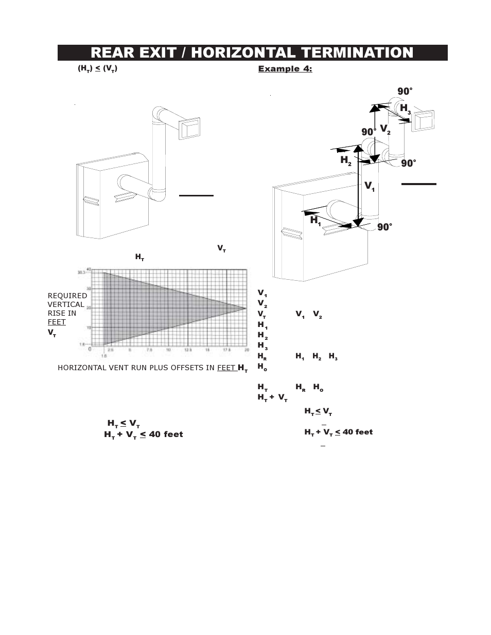 Rear exit / horizontal termination | Napoleon Fireplaces BGD36PTR User Manual | Page 11 / 32