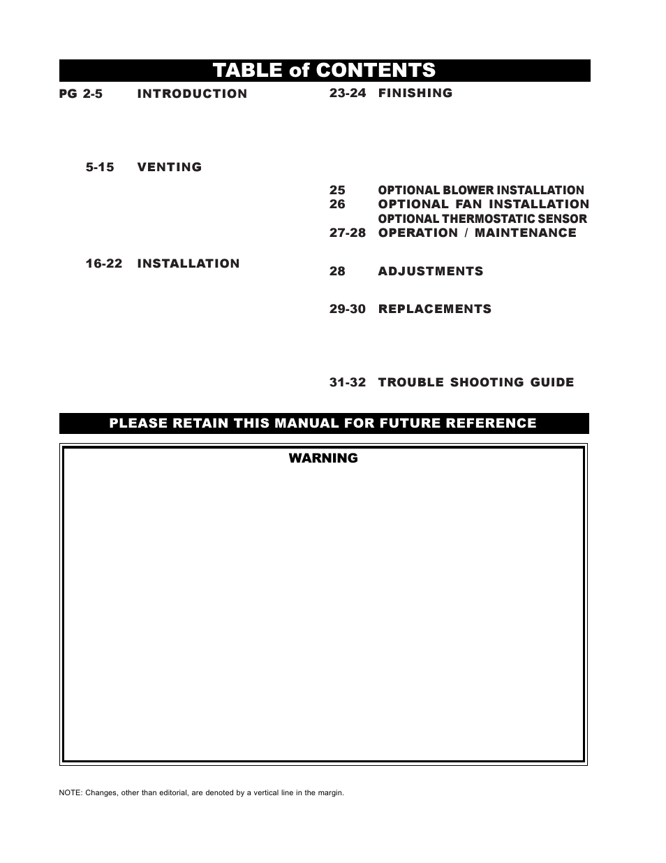 Napoleon Fireplaces BGD36PTR User Manual | Page 2 / 32