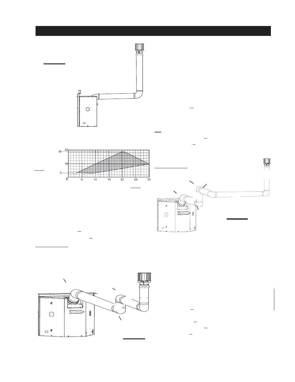 Vertical termination, 90° h, 45° v | 90° v | Napoleon Fireplaces B36DFN User Manual | Page 13 / 30