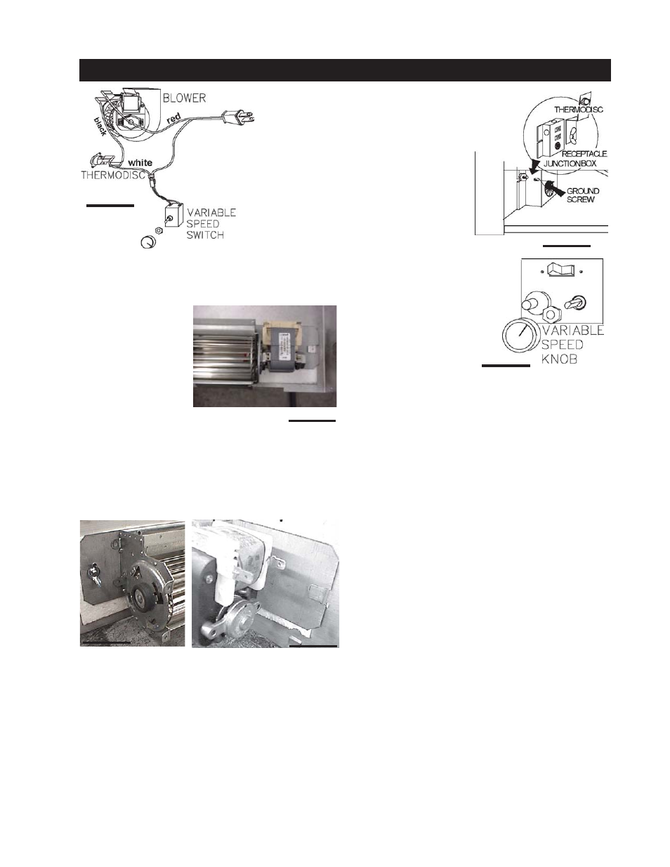 Optional blower installation, Ca b | Napoleon Fireplaces B36DFN User Manual | Page 21 / 30