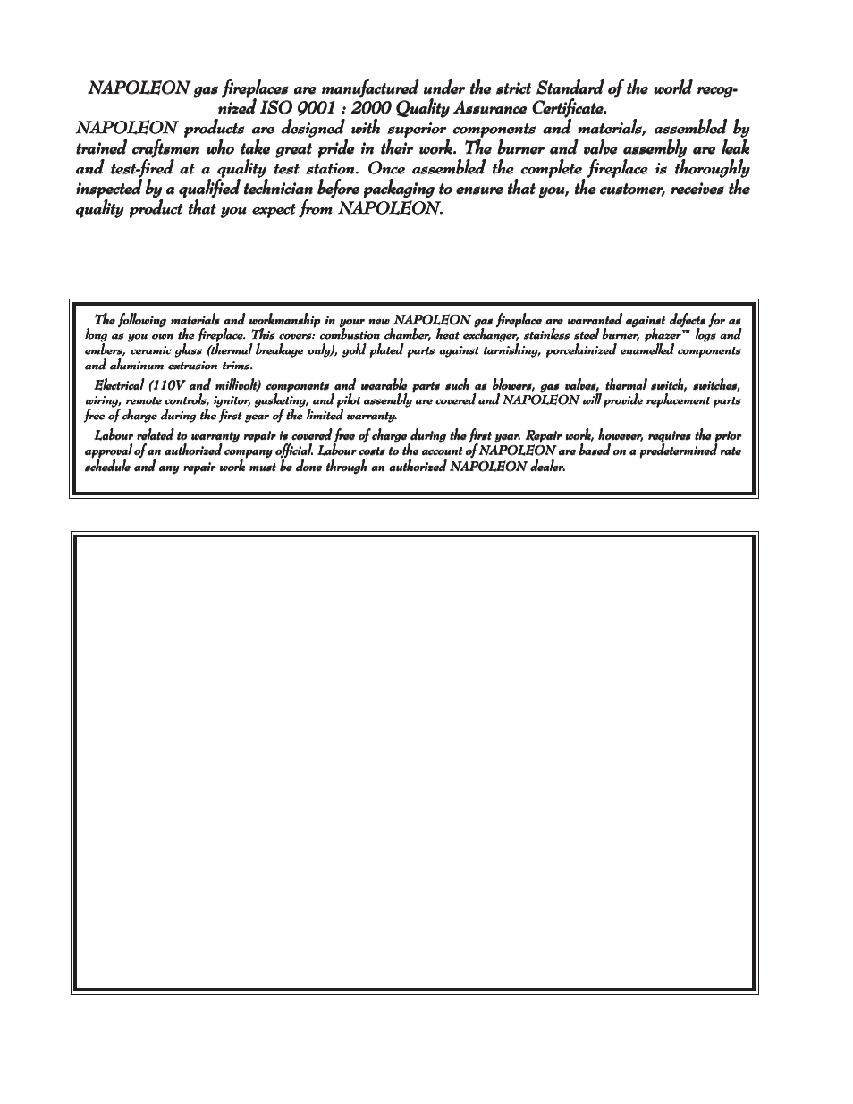 Napoleon Fireplaces B36DFN User Manual | Page 4 / 30