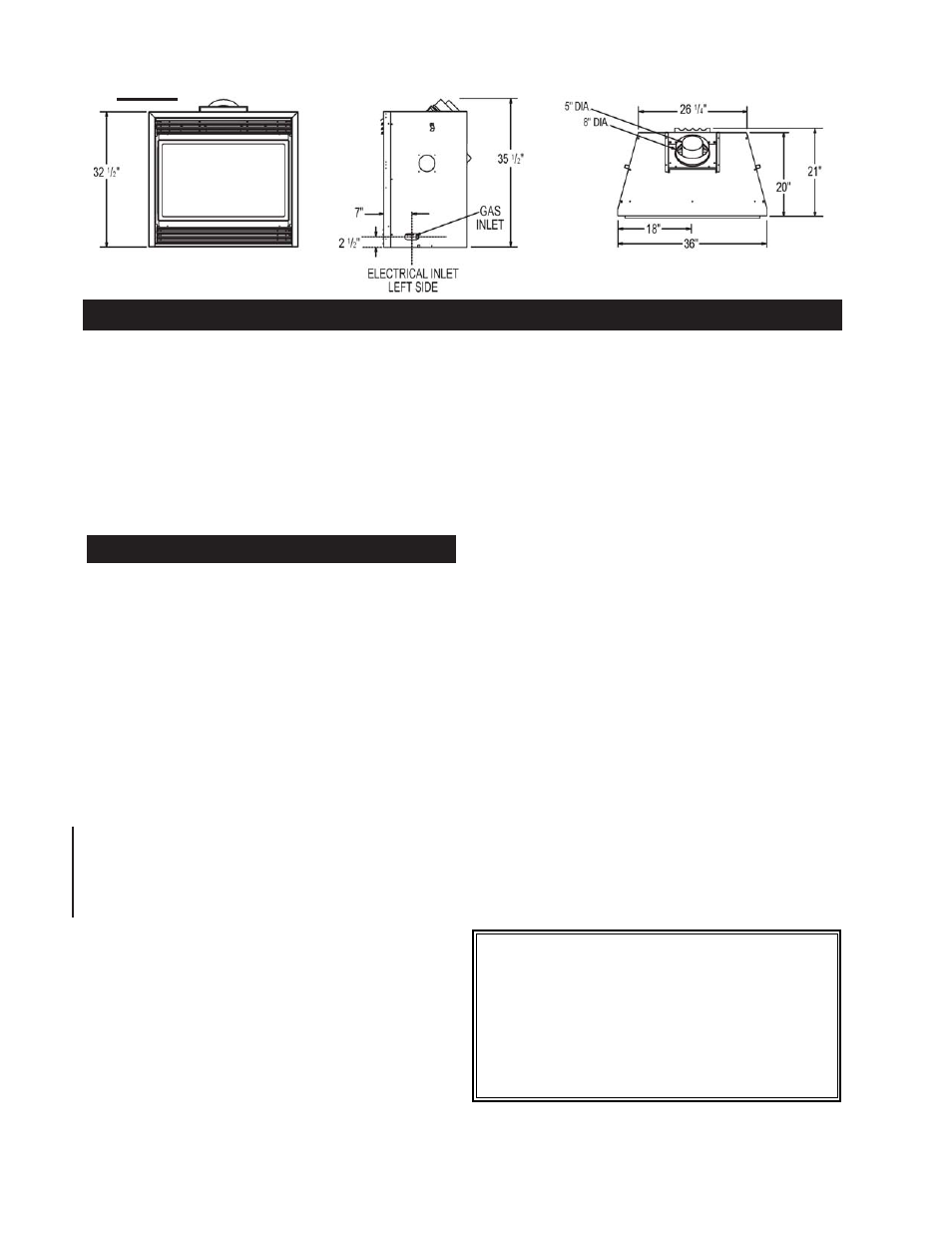 Venting | Napoleon Fireplaces B36DFN User Manual | Page 6 / 30