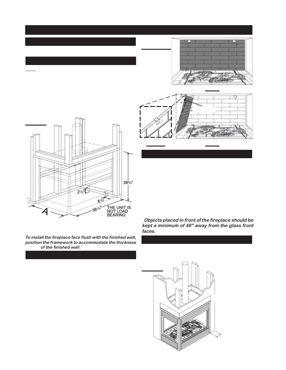 Open-end installation procedure | Napoleon Fireplaces BGNV40-N User Manual | Page 10 / 28