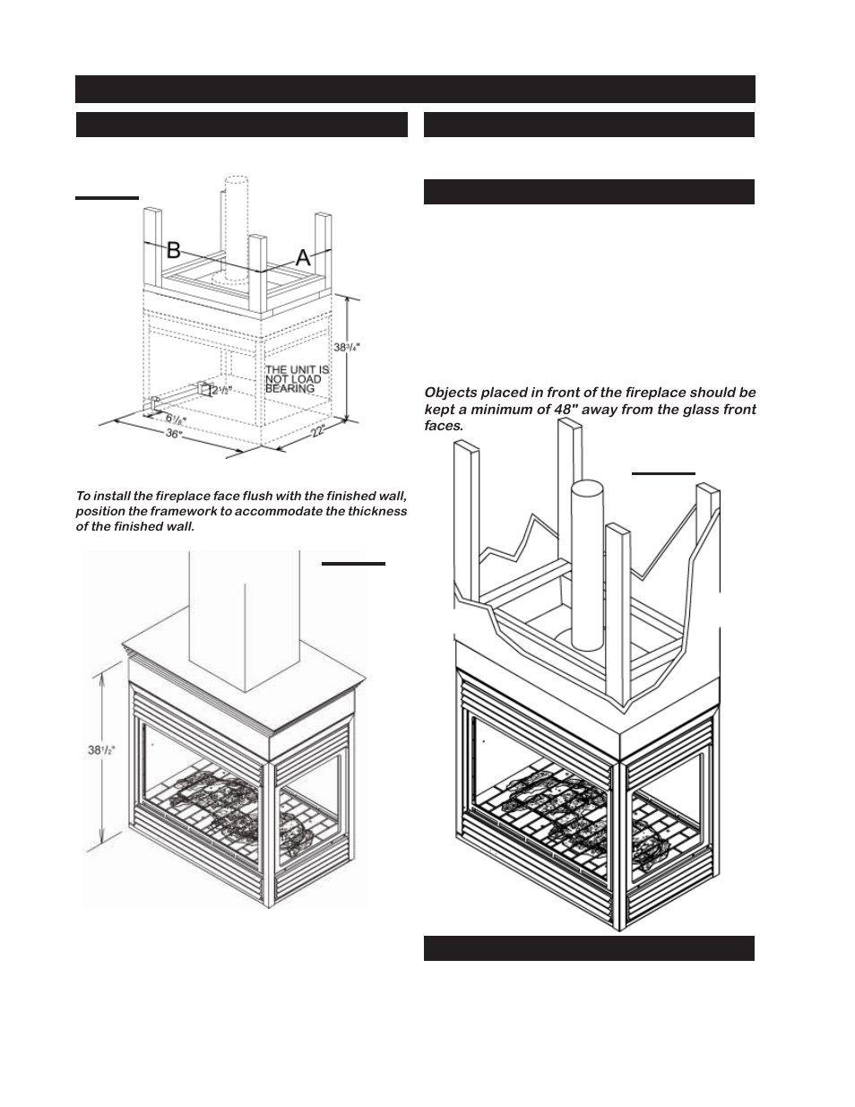 Island installation procedure | Napoleon Fireplaces BGNV40-N User Manual | Page 12 / 28