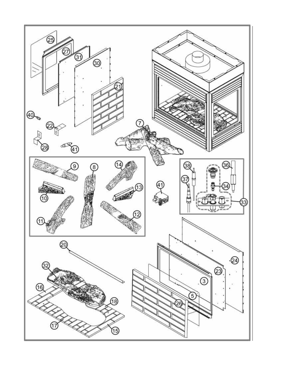 Napoleon Fireplaces BGNV40-N User Manual | Page 22 / 28
