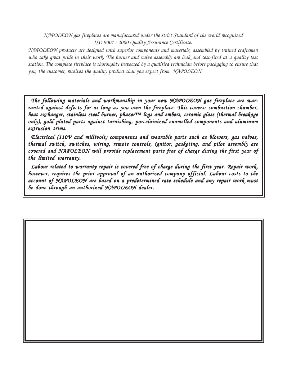 Napoleon Fireplaces BGNV40-N User Manual | Page 4 / 28