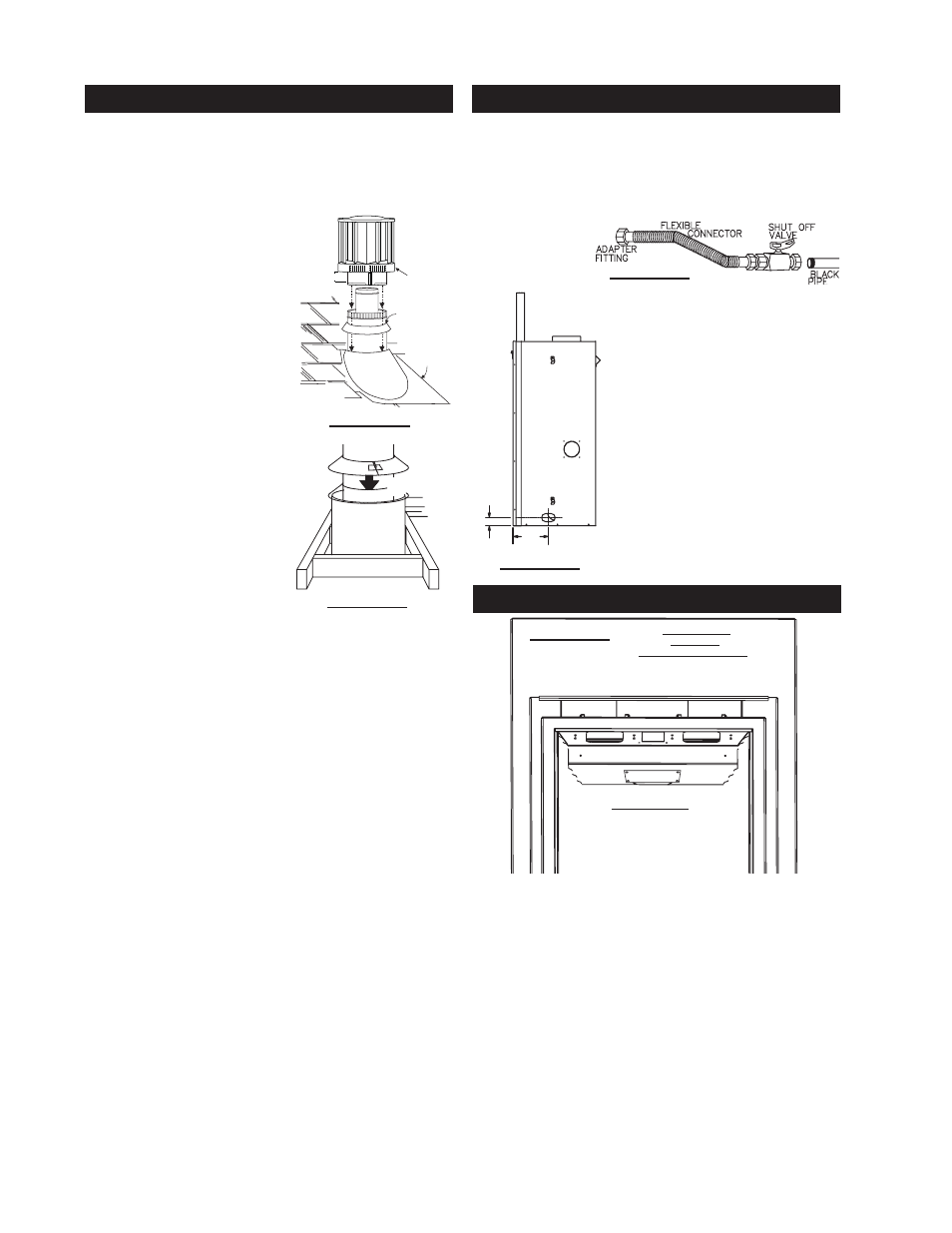 Vertical venting installation gas installation, Restricting vertical vents | Napoleon Fireplaces PARK AVENUE GD82PT User Manual | Page 14 / 34