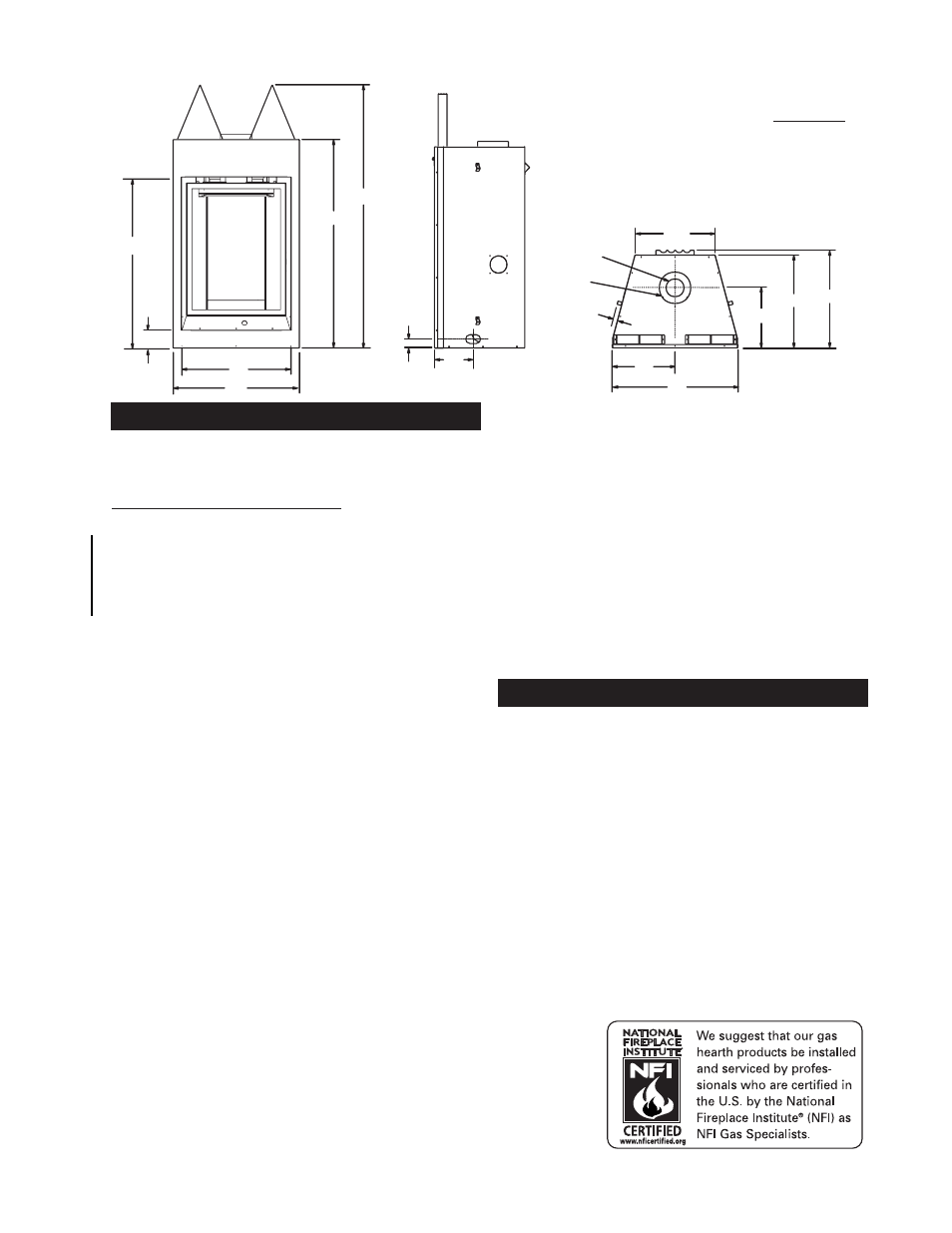 General instructions general information | Napoleon Fireplaces PARK AVENUE GD82PT User Manual | Page 5 / 34