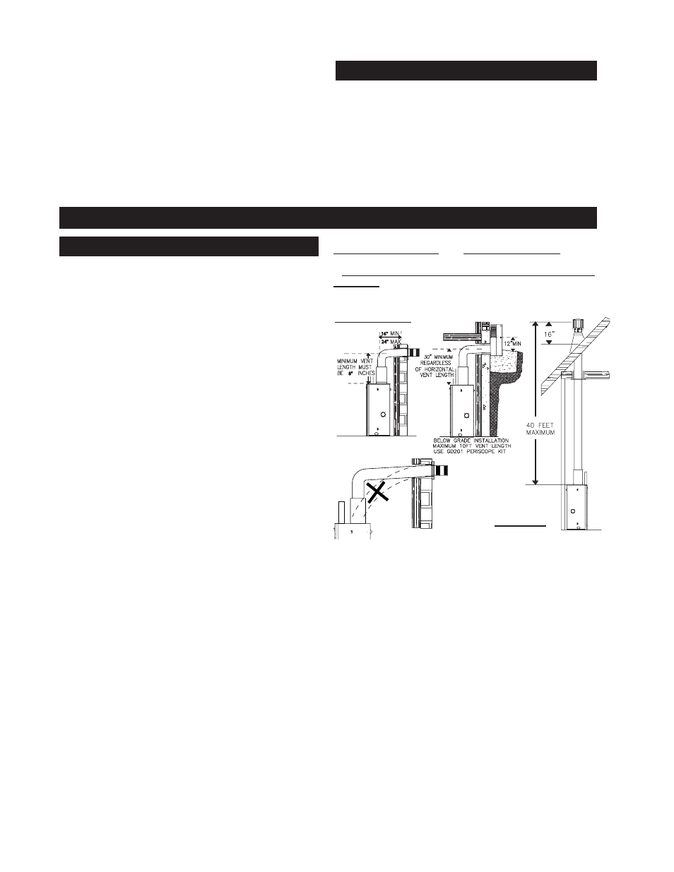 Venting | Napoleon Fireplaces PARK AVENUE GD82PT User Manual | Page 6 / 34