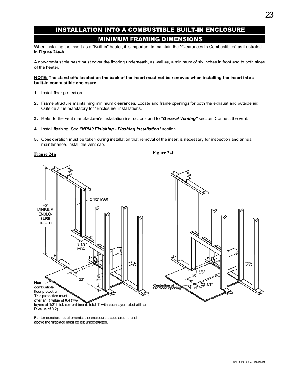 Napoleon Fireplaces NPI40 User Manual | Page 23 / 44