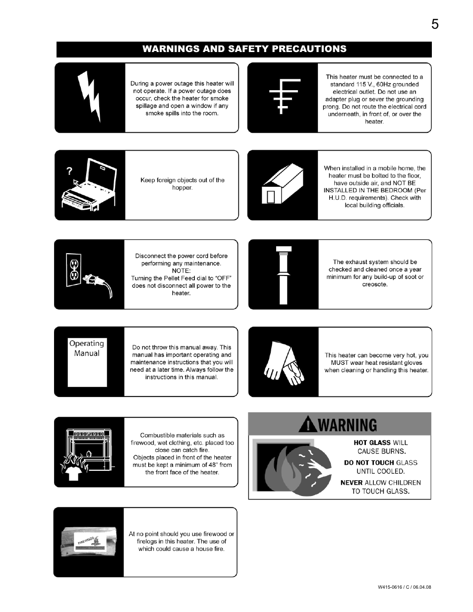 Napoleon Fireplaces NPI40 User Manual | Page 5 / 44