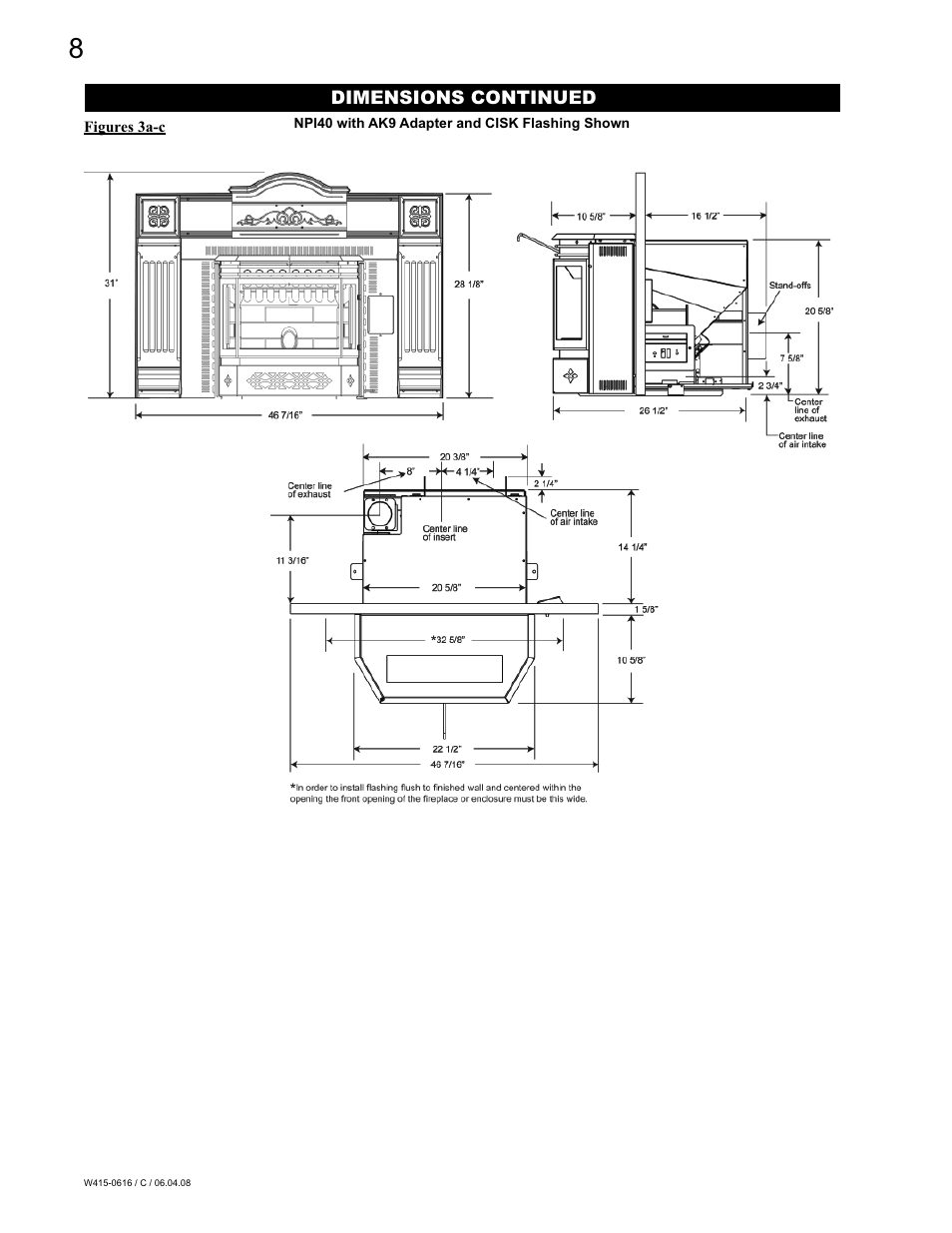 Napoleon Fireplaces NPI40 User Manual | Page 8 / 44