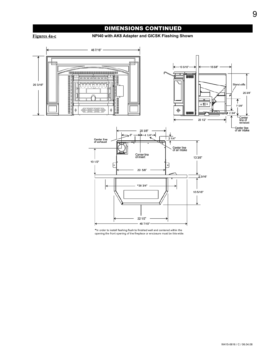 Napoleon Fireplaces NPI40 User Manual | Page 9 / 44