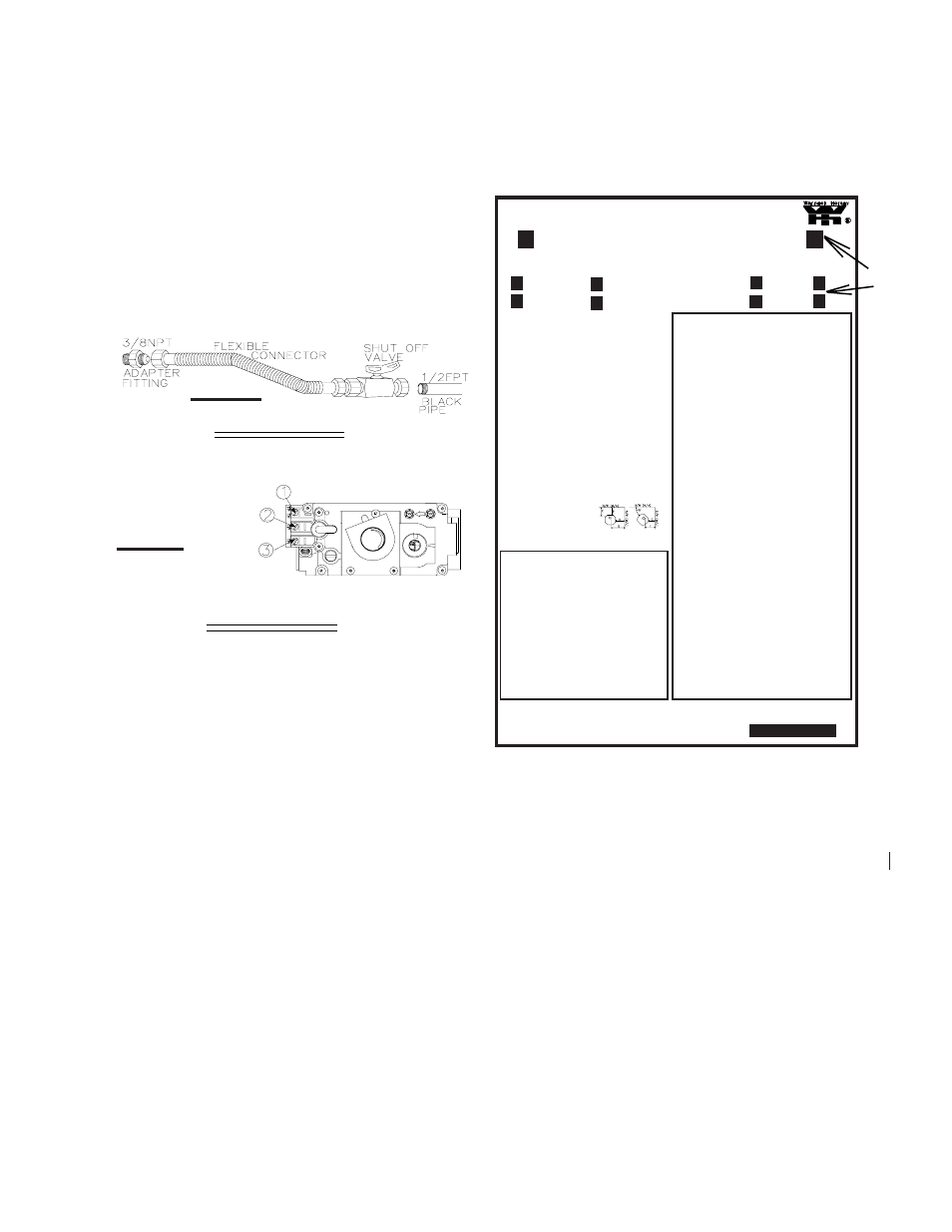 Gas installation, Figure 28, Figure 29 | Napoleon Fireplaces GS 28-N User Manual | Page 13 / 24