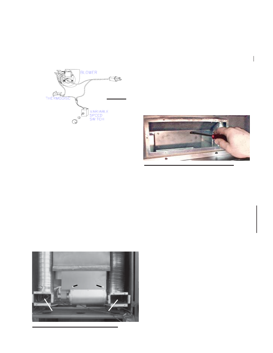 Replacement blower | Napoleon Fireplaces GS 28-N User Manual | Page 17 / 24
