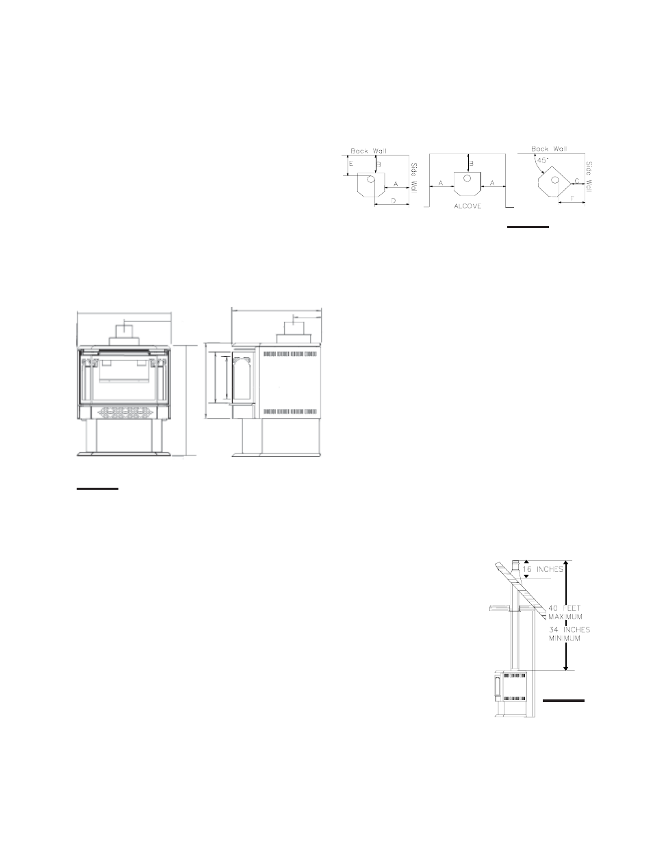 Location and clearances, Direct vent specifics - gds28, Gds28 and gs28 | Venting lengths and air termi- nal locations | Napoleon Fireplaces GS 28-N User Manual | Page 5 / 24