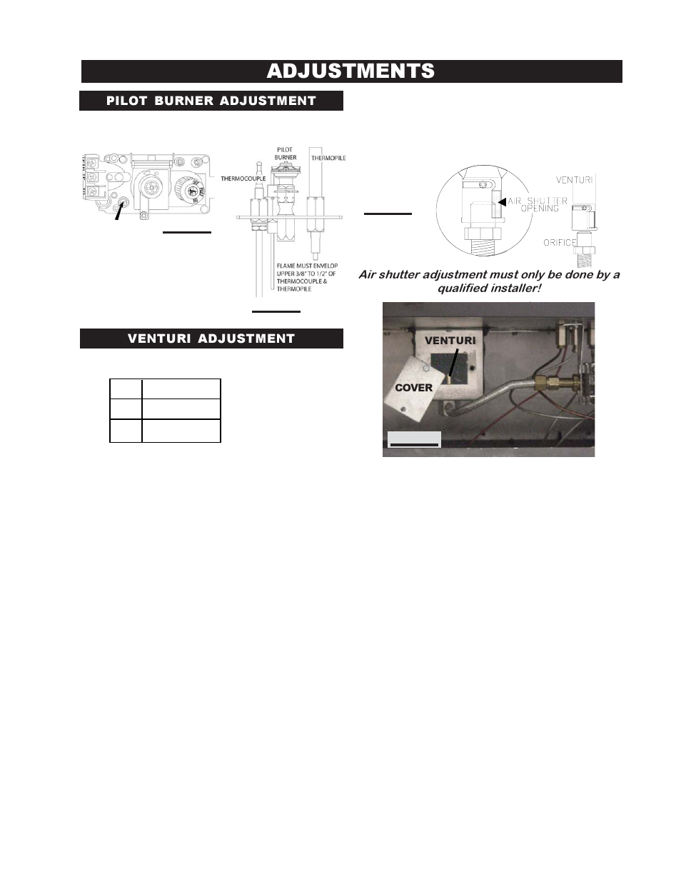 Adjustments | Napoleon Fireplaces GE38NT-M User Manual | Page 23 / 28