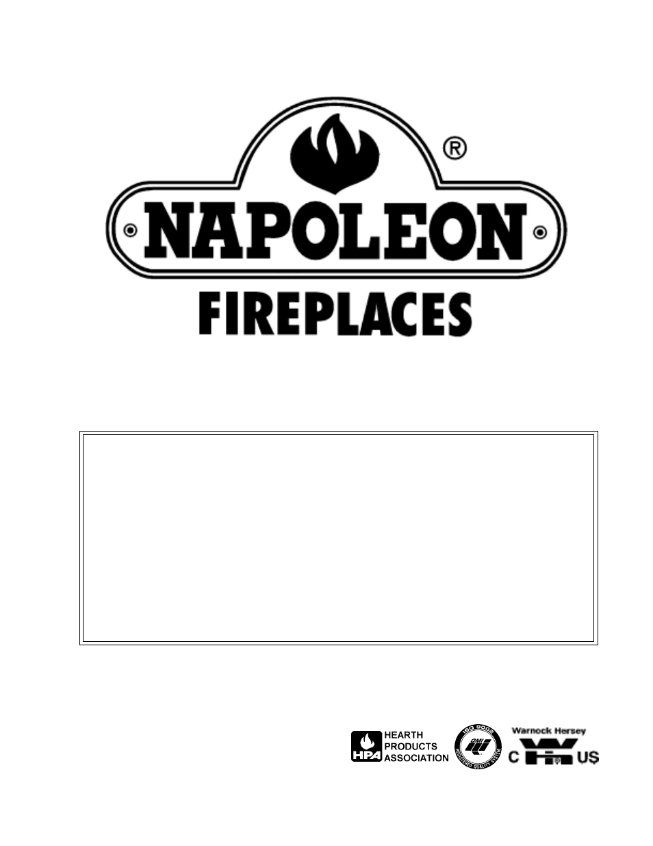 Napoleon Fireplaces Savoy User Manual | 12 pages